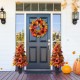 Glitzhome 36"H Fall Sunflower, Pinecone and Berry Porch Tree