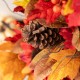 Glitzhome 36"H Fall Sunflower, Pinecone and Berry Porch Tree