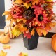 Glitzhome 36"H Fall Sunflower, Pinecone and Berry Porch Tree