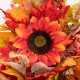 Glitzhome 36"H Fall Sunflower, Pinecone and Berry Porch Tree