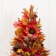 Glitzhome 36"H Fall Sunflower, Pinecone and Berry Porch Tree