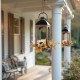 Glitzhome 20"H Fall Neutral Sunflower, Pumpkin and Leaf Wood Lantern Centerpiece