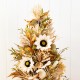 Glitzhome 36"H Fall Neutral Sunflower, Pumpkin and Leaf Porch Tree