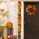 Glitzhome 72"L Fall Dahlia Pumpkin, Leaf and Berry Garland