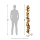 Glitzhome 72"L Fall Pumpkin Leaf Floral Garland