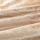 Glitzhome 48"D Reversible Faux Fox Fur/Korean Fleece Christmas Tree Skirt
