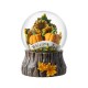 Glitzhome 100mm 5.75''H Fall Sunflower and Pumpkin Resin Waterglobe
