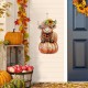 Glitzhome 29.75"H Fall Metal Highland Cow Yard Stake or Wall Décor or (KD, Two Function)