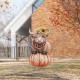 Glitzhome 29.75"H Fall Metal Highland Cow Yard Stake or Wall Décor or (KD, Two Function)