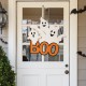 Glitzhome 14"H Halloween Wooden Ghost BOO Door Hanger