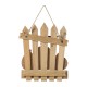 Glitzhome 14"H Halloween Wood Jack O Lantern Door Hanger