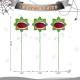 Glitzhome 24"H S/3 Halloween Metal Chomper Yard Stake (KD)