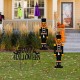 Glitzhome 32"H S/3 Halloween Metal Nutcracker and HAPPY HALLOWEEN Yard Stake (KD)