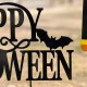 Glitzhome 32"H S/3 Halloween Metal Nutcracker and HAPPY HALLOWEEN Yard Stake (KD)