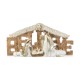 Glitzhome 11.75"L Resin "BELIEVE" Holy Family Figurine