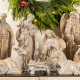Glitzhome 10pcs Bronze Resin Nativity Figurine Set