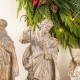 Glitzhome 10pcs Bronze Resin Nativity Figurine Set