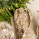 Glitzhome 10pcs Bronze Resin Nativity Figurine Set