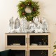 Glitzhome 10pcs Ivory/Gold Resin Nativity Figurine Set