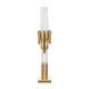 Glitzhome 35.75"H Wooden Christmas Gold Dressed Soldier Nutcracker