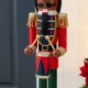 Glitzhome 36.5"H Wooden Christmas African Soldier Nutcracker