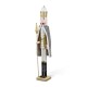Glitzhome 42"H Wooden Christmas Gold Dressed King Nutcracker