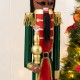 Glitzhome 42"H Wooden Christmas African King Nutcracker