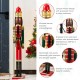 Glitzhome 42"H Wooden Christmas African King Nutcracker