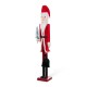 Glitzhome 42"H Wooden Christmas Santa Nutcracker