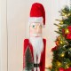 Glitzhome 42"H Wooden Christmas Santa Nutcracker