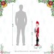 Glitzhome 42"H Wooden Christmas Santa Nutcracker