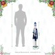 Glitzhome 42"H Wooden Christmas Blue Dressed King Nutcracker