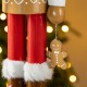 Glitzhome 24"H Wooden Christmas Gingerbread Man Nutcracker