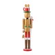 Glitzhome 24"H Wooden Christmas Gingerbread Man Nutcracker