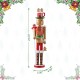 Glitzhome 24"H Wooden Christmas Gingerbread Man Nutcracker