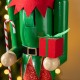 Glitzhome 23.5"H Wooden Christmas Elf Dog Nutcracker