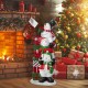 Glitzhome 35.25"H Christmas Resin Stacked Snowman Porch Decor