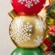 Glitzhome 36.25"H Christmas Resin Stacked Ornament Porch Decor