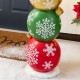 Glitzhome 36.25"H Christmas Resin Stacked Ornament Porch Decor
