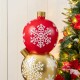 Glitzhome 36.25"H Christmas Resin Stacked Ornament Porch Decor
