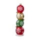 Glitzhome 36.25"H Christmas Resin Stacked Ornament Porch Decor