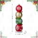 Glitzhome 36.25"H Christmas Resin Stacked Ornament Porch Decor