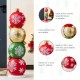 Glitzhome 36.25"H Christmas Resin Stacked Ornament Porch Decor