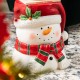 Glitzhome 14.25"H Christmas MGO Snowman Stool or Accent Table