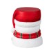 Glitzhome 14.25"H Christmas MGO Snowman Stool or Accent Table