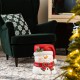 Glitzhome 14.25"H Christmas MGO Snowman Stool or Accent Table