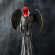 Glitzhome 24"H Lighted Halloween Grim Reaper Resin  Porch Decor  with Timer