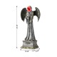 Glitzhome 24"H Lighted Halloween Grim Reaper Resin  Porch Decor  with Timer