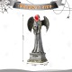 Glitzhome 24"H Lighted Halloween Grim Reaper Resin  Porch Decor  with Timer