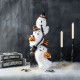Glitzhome 21.75''H Halloween Resin Stacked Ghost Porch Decor